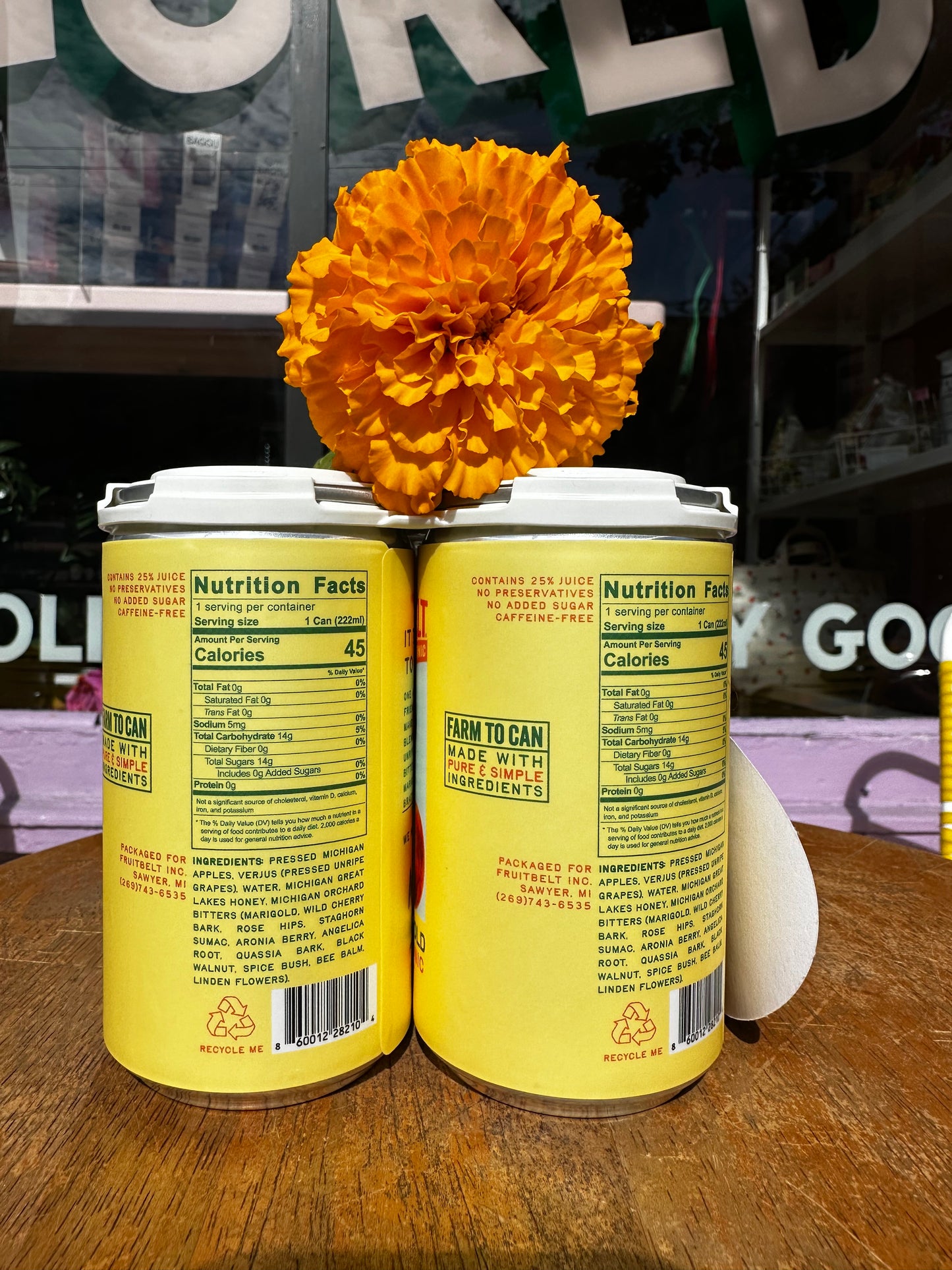 Fruitbelt Apple Marigold Tonic